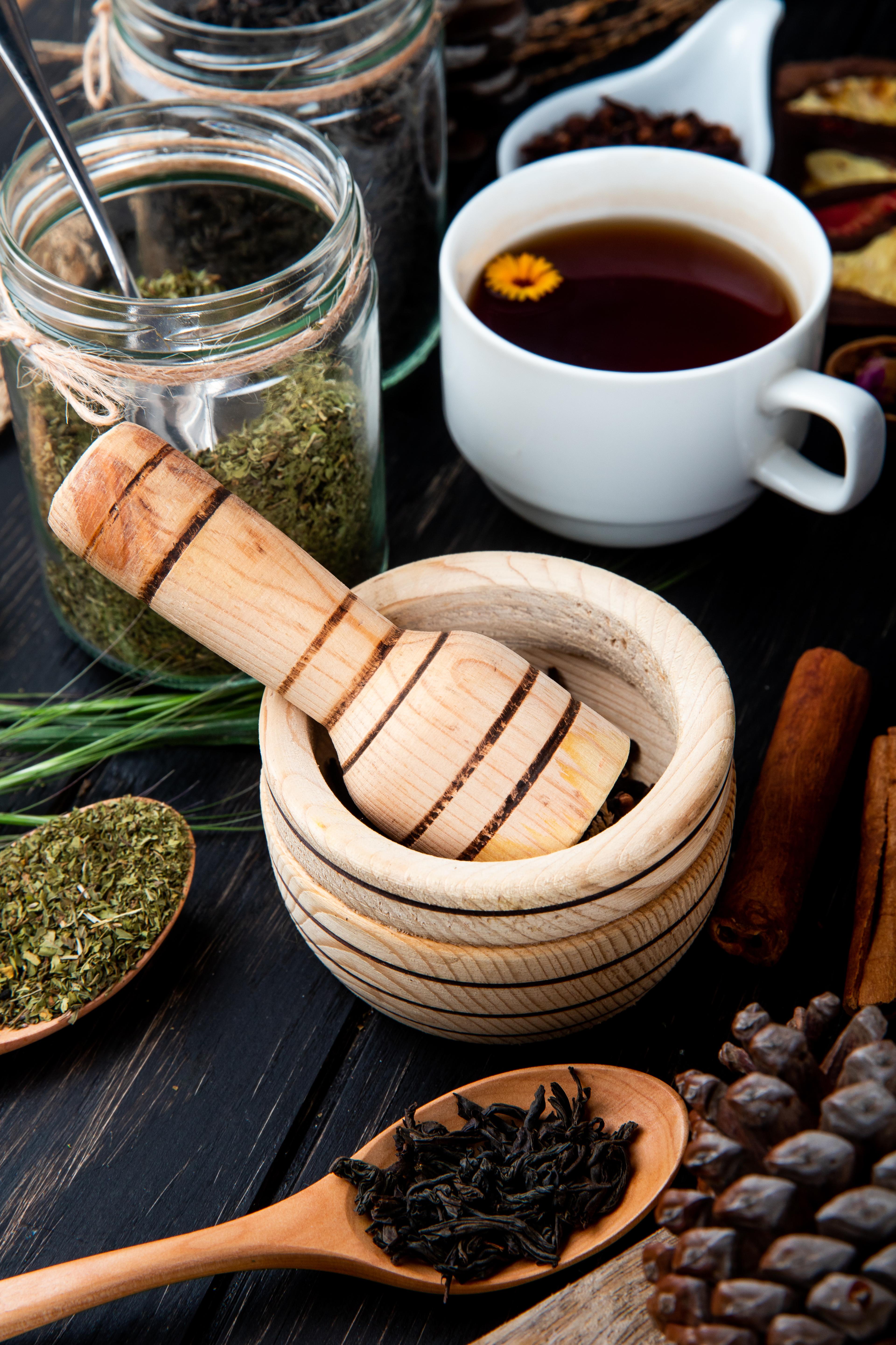 Natural ingredients and herbs for holistic living